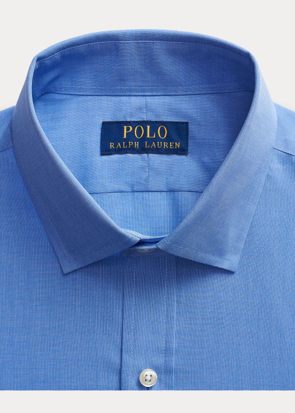 Camisa Polo Ralph Lauren Slim Fit Poplin Homem 64130-WAMD